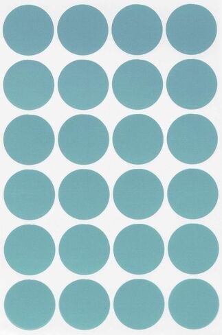 Royal Green Colored Labels 1" inch in 13 Assorted Colors - Sticker Dots 25mm one inch - 312 Pack in Kuwait