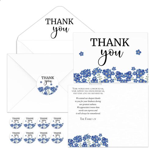 Marspark 25 Pack Thank You Sympathy Cards Funeral Thank You Cards with Envelopes Sticker and Message Memorial Bereavement Postcards for Family Friends Loved Ones Celebration of Life(Cardinals) in Saudi Arabia
