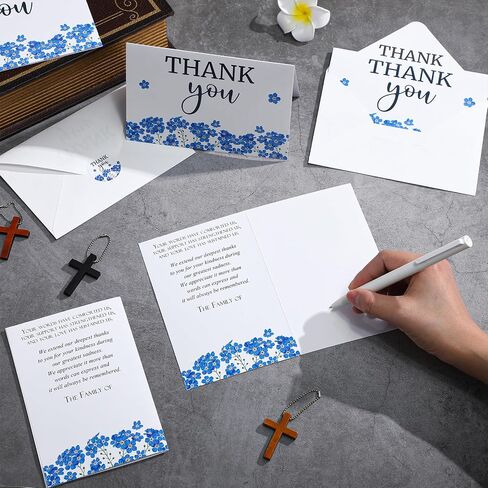 Marspark 25 Pack Thank You Sympathy Cards Funeral Thank You Cards with Envelopes Sticker and Message Memorial Bereavement Postcards for Family Friends Loved Ones Celebration of Life(Cardinals) in Saudi Arabia