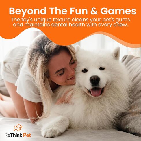 Dental Munch Boomerang Pet Toy, Bacon Scented Nylon Dog Bones, Savor Stimulating Dog Chew Toys, Long-Lasting and Durable Dog Toys for Boredom in Saudi Arabia