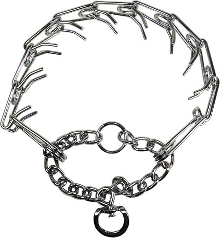 Hamilton Prong Training Dog Collar with 3.2mm Chrome Prongs in Saudi Arabia