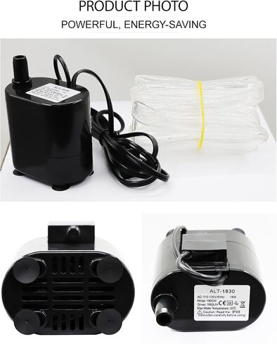 18W 270GPH مياه النافورة مضخة مياه غاطسة مع مستوى مضخة الهواء تحكم في المياه في الهواء in Saudi Arabia