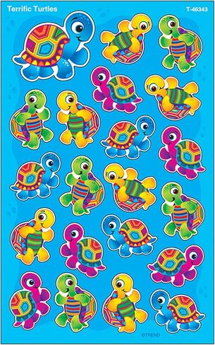 Trend Terrific Turtles Large superShapes Stickers, Classroom Incentives, 168 Count in Saudi Arabia