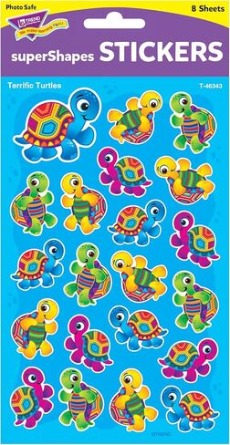Trend Terrific Turtles Large superShapes Stickers, Classroom Incentives, 168 Count in Saudi Arabia