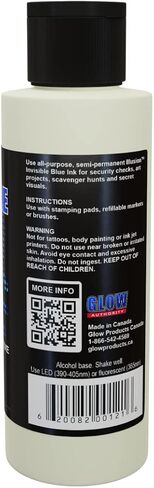 UV Reactive Black Light Invisible Ink (4 Fl Oz) - Blue in Saudi Arabia