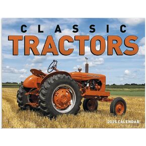 Classic Vintage Tractors 2025 Hanging Wall Calendar - 19" x 11" (Open) 2025 Monthly Appointment Planner and Organizer. See these tractors restored in beautiful pictures just as they were.