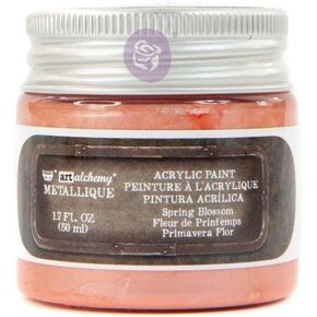 Prima Marketing Art Alchemy - Metallique Acrylic Paint - Spring Blossom, 1.7 fl.oz (50ml)