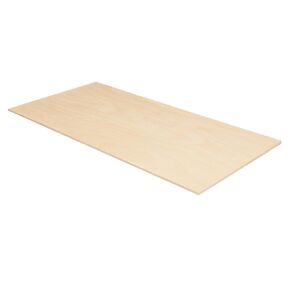 Baltic Birch Plywood Circles 18 inch Unfinished Wood Sheets 0,12 inch Thick Wood Rounds Pack of 1 Natural Wood Board Wood Circles for Bulding Crafts Burning Painting Laser Hobby DIY Projects