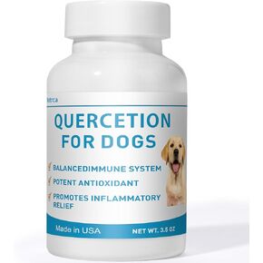 Quercetin with Bromelain for Dogs | Natural Antihistamine & Allergy, Itchy Skin Relief | Quercetin for Dogs - Boost Immune Balance, Promote Inflammation Relief & Antioxidant Support, 3.5 oz Powder
