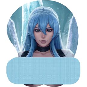 وسادات الماوس 3D anime غير القسيمة مع راحة معصم دعم هدايا مضحكة ل Office 2way Skin (الإصدار 2)
