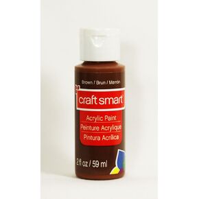 Craft Smart Acrylic Paint 2 Fl.oz. 1 Bottle Brown