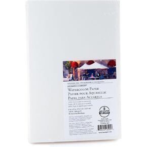 Bee Paper 6" x 9" Watercolor Paper Pack, 140lb, 50 Sheets