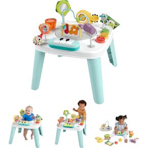 ​Fisher-Price Baby to Toddler Toy 3-in-1 Hit Wonder Activity Center & Play Table with Music Lights & Developmental Activities