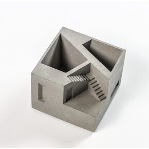 Silicone Concrete Flower Pot Molds,Industrial Building Design Succulent Plant Molds Cement Clay Moulds Home Office Desk Decor