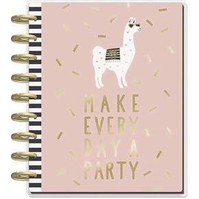 me & my BIG ideas The Happy Planner - Gold Getter Theme - July 2018 to December 2019 - Vertical Layout - Weekly & Monthly Disc-Bound Pages - Scrapbook - Classic Size