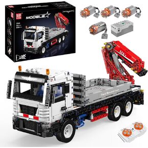 قالب القالب كينج 17063 رومان راين رافعة مثبتة على الشاحنة ، مبنى رافعة الشاحنة للأطفال الذين تتراوح أعمارهم بين 8+/البالغين ، لعبة بناء شاحنات كرين للهدية ، 2530 قطعة in Kuwait