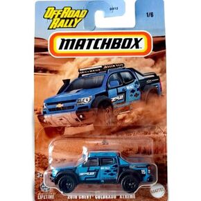 Matchbox 2016 Chevy Colorado Xtreme 1:64 Die-Cast Off-Road Rally Vehicle, Blue 1/6