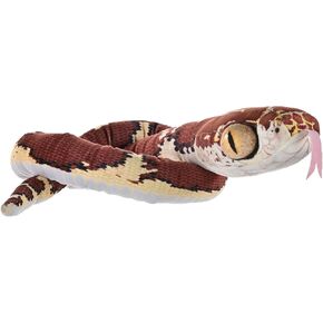 Wild Republic Rainforest Snake Blunt Headed, Stuffed Animal, 54 Inches, Plush Toy, Fill is Spun Recycled Water Bottles