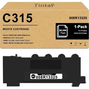 C310 C315 Waste Toner Container 008R13325 Waste Cartridge Replacement for Xerox C310 C315 Printer with High Capacity Yield Up to 30,000 Pages (1-Pack Black