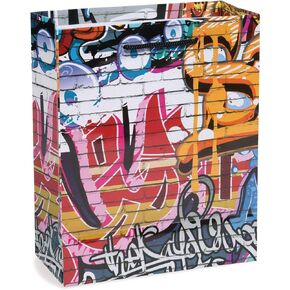 Fun Express Graffiti Favor and Gift Bags - Set of 12 - Graffiti Party Supplies