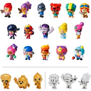 P.M.I. Brawl Stars Collectible Figures - 2 Pack (S1) (Random) (BRW2015)