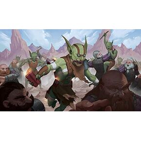 Fantasy North - Lance - Dragon Knight (Endragos) - TCG Trading Card Game Playmat and Mouse Pad - 24 x 14 inches - Perfect for Magic MTG Commander Pokemon Yugioh and Other Card Games in Kuwait