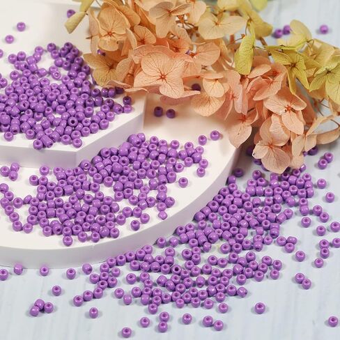 3mm Grey Seed Beads 8/0 50gram About 1780pcs Seed Beads for Making Wrist Bracelet Earring Necklace Jewelry in Kuwait