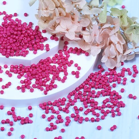 3mm Grey Seed Beads 8/0 50gram About 1780pcs Seed Beads for Making Wrist Bracelet Earring Necklace Jewelry in Kuwait