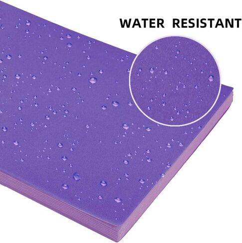 BENECREAT 20PCS Velvet Blue Violet Fabric Sticky Back Adhesive Sheets, A4 Sheet (8.3" x 11.8") Self-Adhesive Velvet Fabric for Halloween Decoration, Multi-Purpose, Art Craft Making in Saudi Arabia