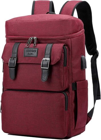 YALUNDISI Vintage Backpack for Men Women Laptop Backpack Bookbags College Backpack 15.6inch in Kuwait