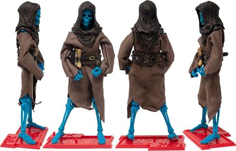 Boss Fight Studio Epic H.A.C.K.S. Grim Specter Sevide Sefleton Action Figure - تمثال مفصل للغاية مع إكسسوارات - كتاب سحري ، اللهب ، منجل ، الرأس واليدين البديل ، والوقوف - 1:12 in Kuwait