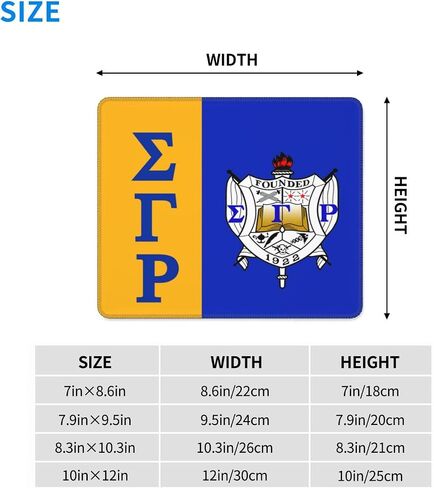 Mouse Pad Non-Slip Rubber Base Computer Office Gaming Mouse Pad 7.9 X 9.5 in in Saudi Arabia