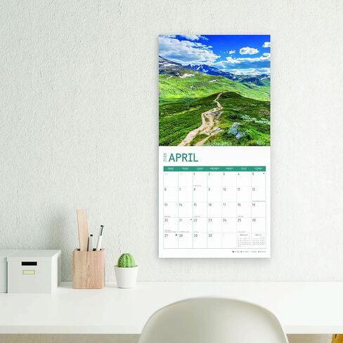 Bright Day Calendars 2025 Pathways Monthly Wall Calendar - Beautiful Landscape Photography Gift (12 x 12 Inch) in Kuwait