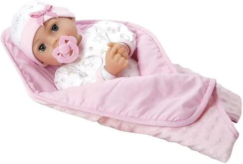 Adora Adoption Babies Collection, 16" Baby Doll with Complete 9-Piece Accessories includes: Pacifier, Hospital Bracelet, Diaper and More! Birthday Gift For Ages 3+ - Baby Hope in Saudi Arabia