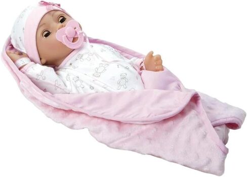 Adora Adoption Babies Collection, 16" Baby Doll with Complete 9-Piece Accessories includes: Pacifier, Hospital Bracelet, Diaper and More! Birthday Gift For Ages 3+ - Baby Hope in Saudi Arabia