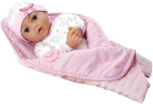 Adora Adoption Babies Collection, 16" Baby Doll with Complete 9-Piece Accessories includes: Pacifier, Hospital Bracelet, Diaper and More! Birthday Gift For Ages 3+ - Baby Hope in Saudi Arabia