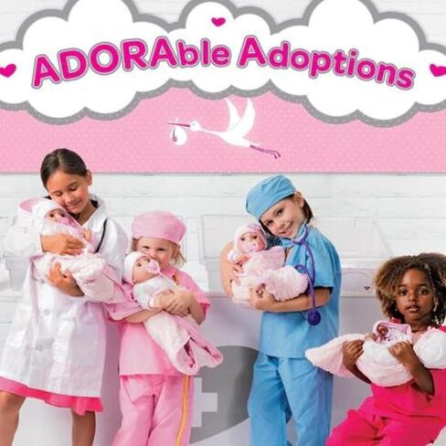 Adora Adoption Babies Collection, 16" Baby Doll with Complete 9-Piece Accessories includes: Pacifier, Hospital Bracelet, Diaper and More! Birthday Gift For Ages 3+ - Baby Hope in Saudi Arabia