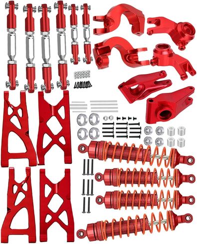 ترقيات جزء ل 1/10 Senton/Granite 4x4 ، الصدمات الخلفية الأمامية و ARMS و ARMS و ARMBLE CONCKLES و C-HUBS CASTERS و CORTERS الخلفية وروابط الحدبة القابلة للتعديل ، NAVYBLUE in Kuwait