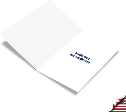 NobleWorks - Kittens Birthday Greeting Card with 5 x 7 Inch Envelope (1 Card), Fun Animal Bday Celebration - Animal Bands - Cats C9508GBDG in Saudi Arabia