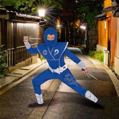 Morph Ninja Costume Kids, Boys Ninja Costume, Ninja Kids Merch, Ninja Set Outfit, Ninja Suit for Kids With Accessories in Saudi Arabia