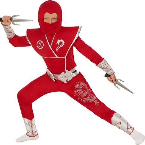 Morph Ninja Costume Kids, Boys Ninja Costume, Ninja Kids Merch, Ninja Set Outfit, Ninja Suit for Kids With Accessories in Saudi Arabia