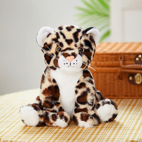 BSTAOFY 10 '' Light Up Plush Plush LED LEPARD LEOPARD LINDALL LIGHT LIGHT COMPTRY TOME TOME TOYS GLOW خائفة من الظلام ، عيد ميلاد عيد الحب للأطفال الصغار in Kuwait