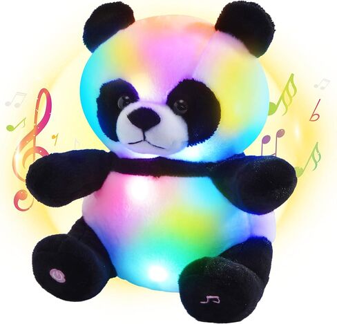 BSTAOFY 10 '' Light Up Plush Plush LED LEPARD LEOPARD LINDALL LIGHT LIGHT COMPTRY TOME TOME TOYS GLOW خائفة من الظلام ، عيد ميلاد عيد الحب للأطفال الصغار in Kuwait