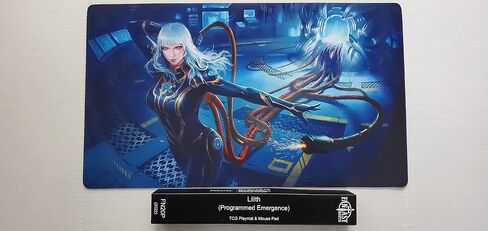 Fantasy North - Lance - Dragon Knight (Endragos) - TCG Trading Card Game Playmat and Mouse Pad - 24 x 14 inches - Perfect for Magic MTG Commander Pokemon Yugioh and Other Card Games in Saudi Arabia