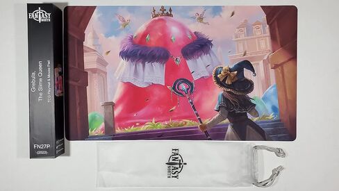 Fantasy North - Lance - Dragon Knight (Endragos) - TCG Trading Card Game Playmat and Mouse Pad - 24 x 14 inches - Perfect for Magic MTG Commander Pokemon Yugioh and Other Card Games in Saudi Arabia