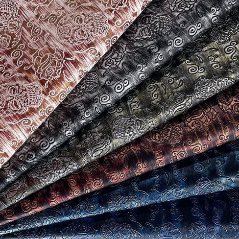 XHT 6 PCS/Set Classical Pu Faux Leather Sheet 8.3 "x11.8" in Kuwait