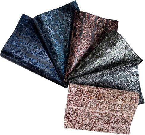 XHT 6 PCS/Set Classical Pu Faux Leather Sheet 8.3 "x11.8" in Kuwait