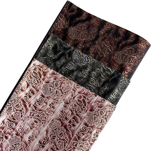 XHT 6 PCS/Set Classical Pu Faux Leather Sheet 8.3 "x11.8" in Kuwait