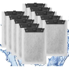 10Pack Large Aquarium Filter Cartridge for Tetra Whisper Bio-Bag Power Filters, Replacement Filter Cartridges for Whisper 20i/40i IQ20/30/45/60 PF20/30/40/60 Power Filters