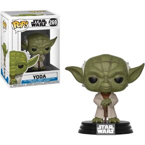 Funko Pop Star Wars: Clone Wars - Yoda Collectible Figure, Multicolor